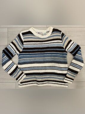Faded Glory Vintage Striped Crewneck Sweater